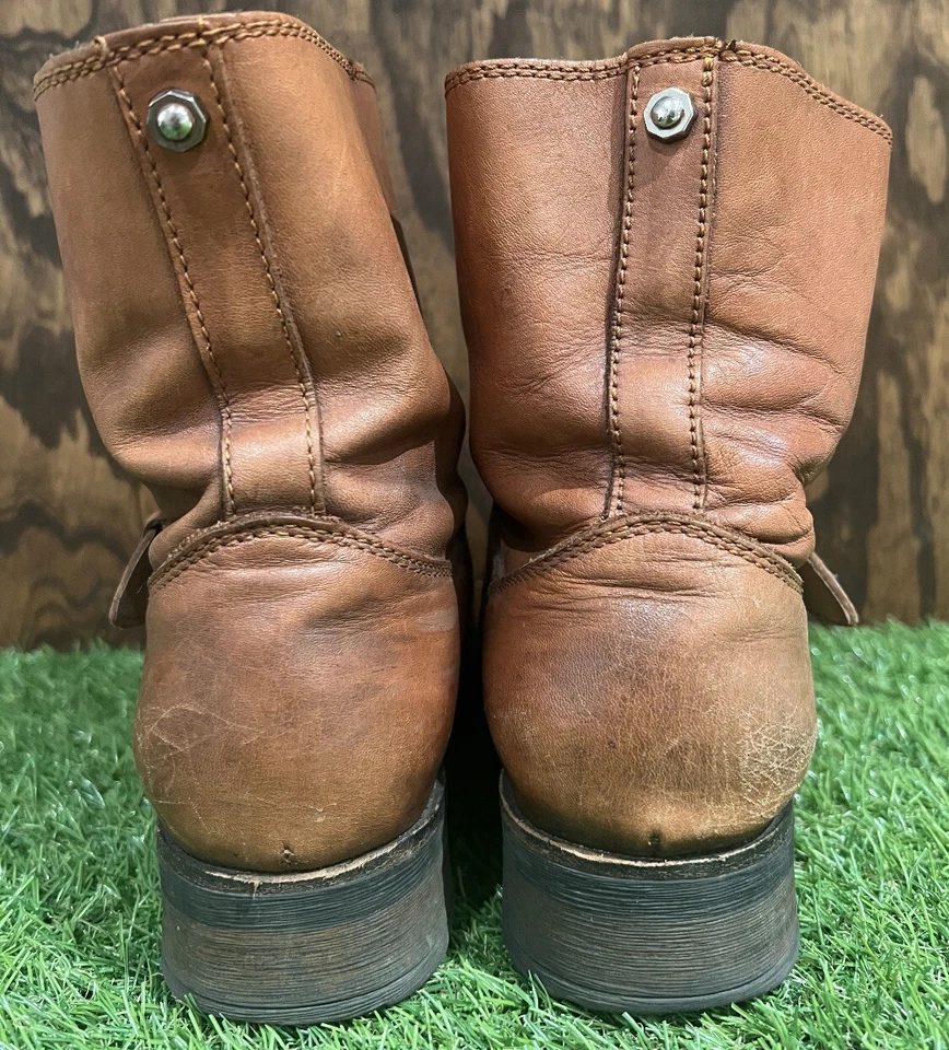 Botas de Motociclista DIESEL Cuero Marrón / Talla EU37 Mujer US 6 Foto 4 de 4