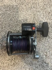 Penn No 209 Level Wind Fresh / Saltwater Linecounter Fishing Reel Works Great