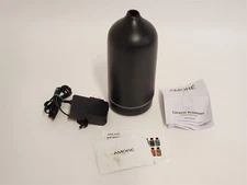 Amore Paris Ceramic Ultrasonic Aromatherapy Essential Oil Diffuser 100 mL Black