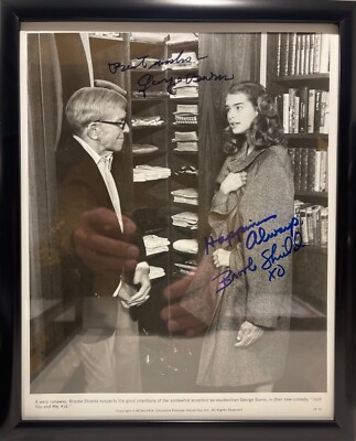 Brooke Shields, George Burns, gerahmtes handsigniertes Foto (10'X8') mit Echtheitszertifikat