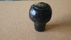 Leather gear knob black, 5 Speed, VW Golf II and various Other VW Models