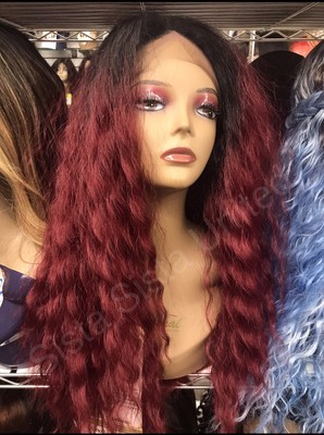 Frontal Lace Brazillian Human Hair Blend - Ear-to-Ear 13 x5  T35HB - Body Wave