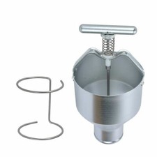 Stainless Manual Donut Depositor Dropper Plunger Dough Batter Dispenser Hopper