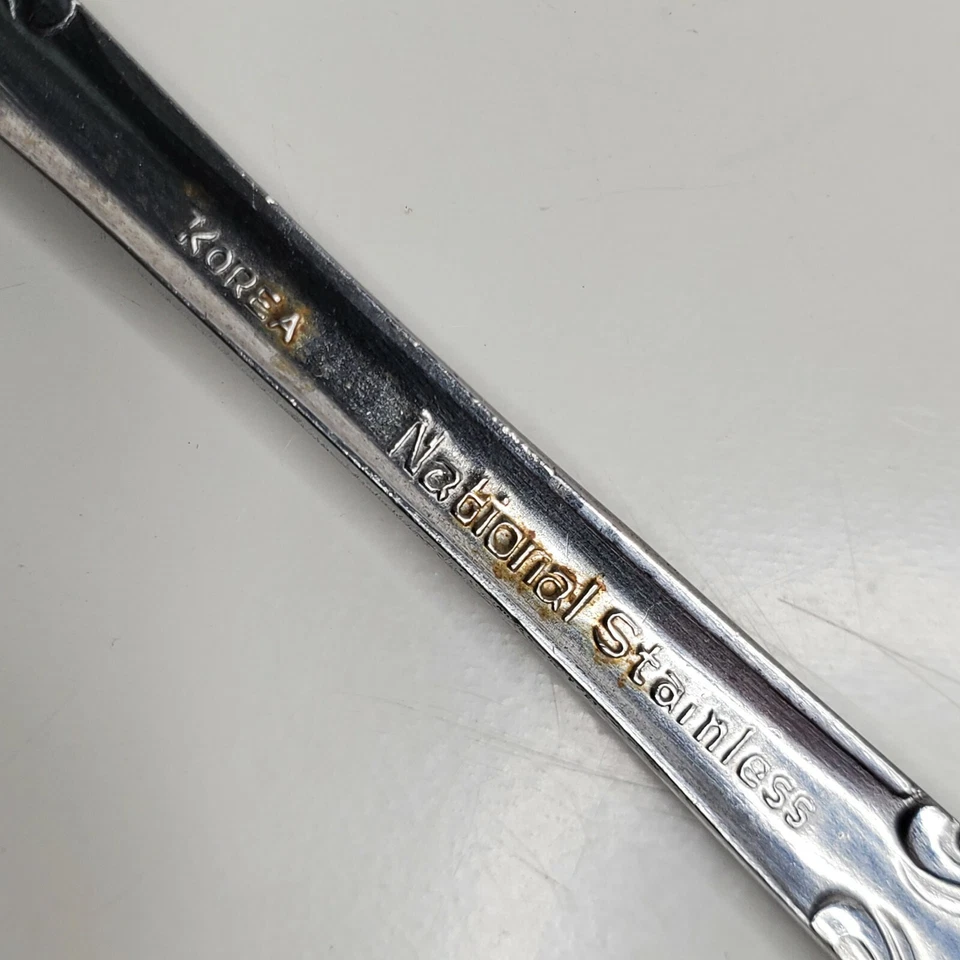 Cuchara para servir azúcar acero inoxidable nacional 1 cuenta 6,12 pulgadas mango de desplazamiento Corea Foto 2 de 4