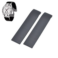 20mm Black Rubber Strap For Tissot T-Race T0114172701700