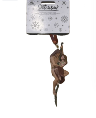 Disney Parks 25th Tarzan Jane Porter Sketchbook Christmas Ornament