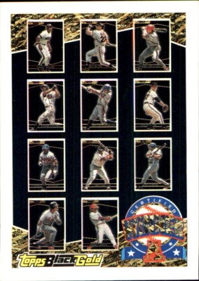 1993 Topps BLACK GOLD INSERT   YOU PICK YOUR FAVS   MLB BASEBALL CARDS  