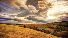 Landscape sky clouds nature new Custom Gaming Mat Desk