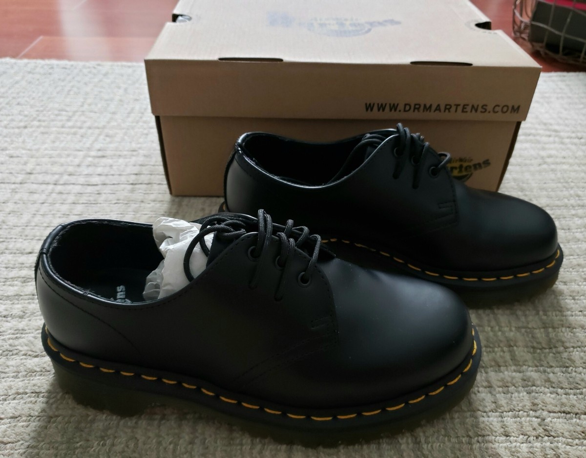 Dr. Martens 1461 Extreme Lace Black Leather Oxford Shoes Size Men