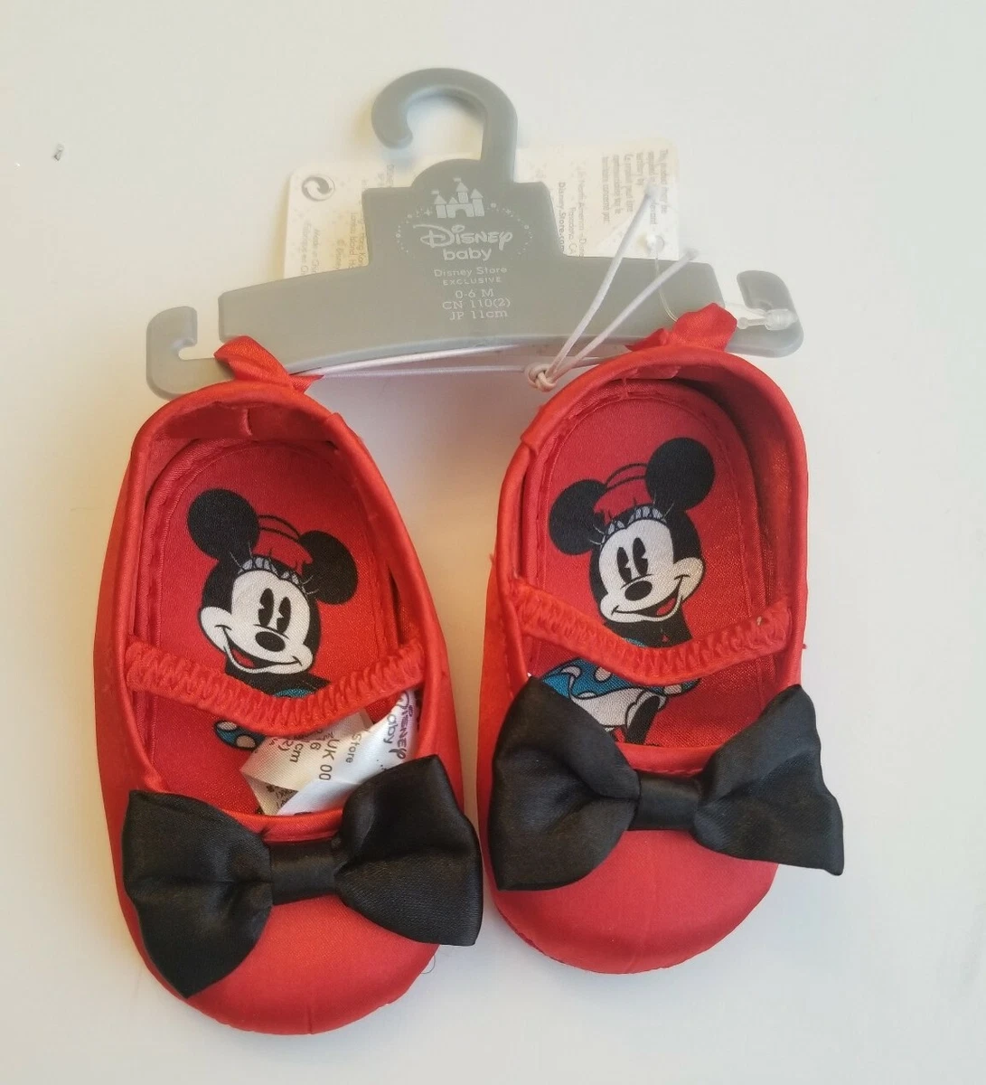 Store Baby Girl Minnie Mouse Ballet Slippers Flat Costume Shoes | eBay