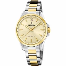 Festina F20655/3 Women's Two Tone Solar Watch