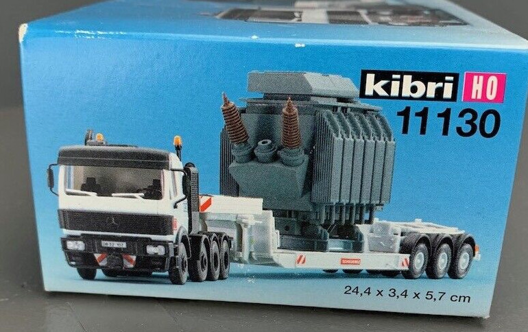 Kibri MAN 3 Essieux Avec Remorque Plateau 6 Essieux - Echelle 1/87 - Collection