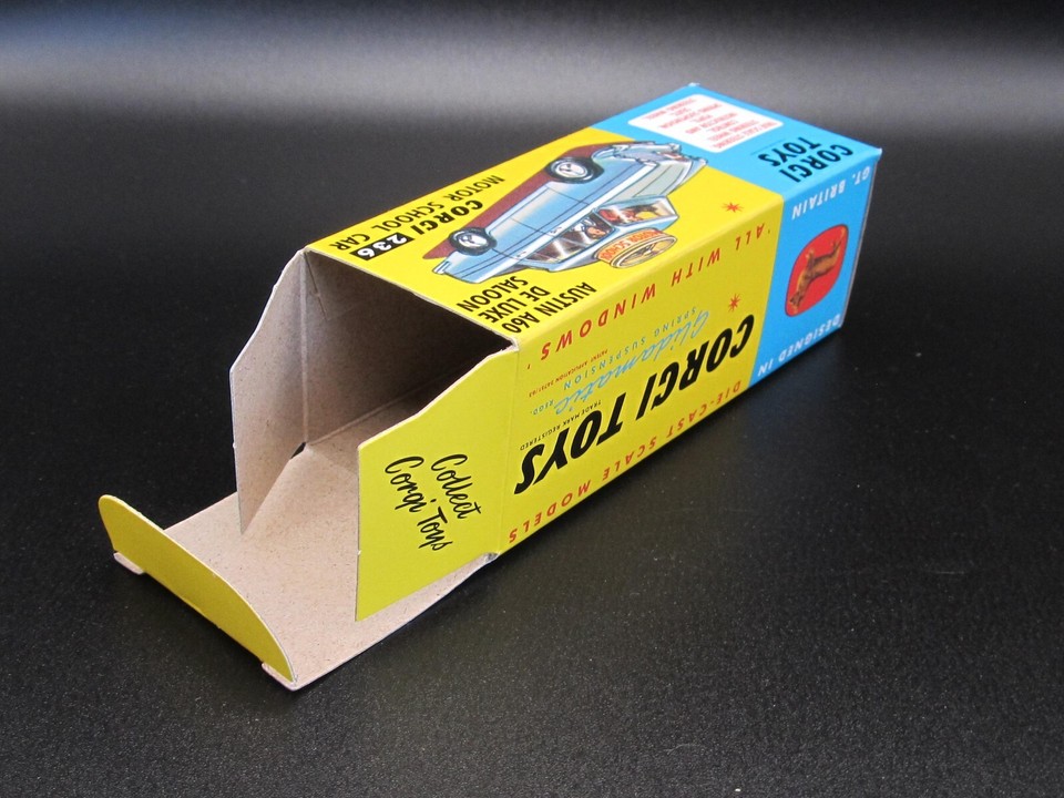 No 236 Austin A60 School Of Motoring Car in blue, Mint in Box eBay