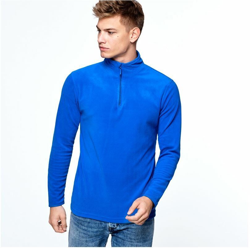 Mens Half Zip Up Lightweight Polar Micro Fleece Jacket Top | eBay