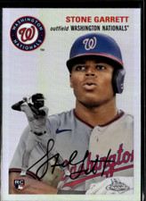 STONE GARRETT 2023 Topps Chrome Platinum Anniversary Rookie RC Refractor #96