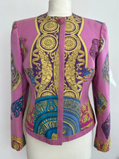 Istante By Gianni Versace Baroque Print Jacket, It 42