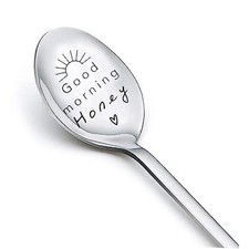 Gifts for Women Men Graduation Birthday Gifts for Good Morning Honey Spoon