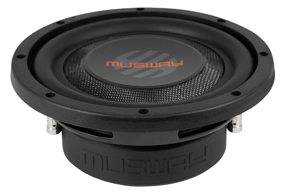 Musway MWS844 8“ Flat Subwoofer 8“ 20Cm Flach Subwoofer 4+4 Ohm Bass Tiefton-image