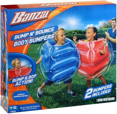BANZAI: Bump N' Bounce Body Bumpers, A Game of Bumping & Bopping, 2 Bumpers Incl