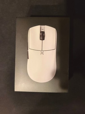 HITSCAN Hyperlight White Gaming Mouse Wireless Used Tested