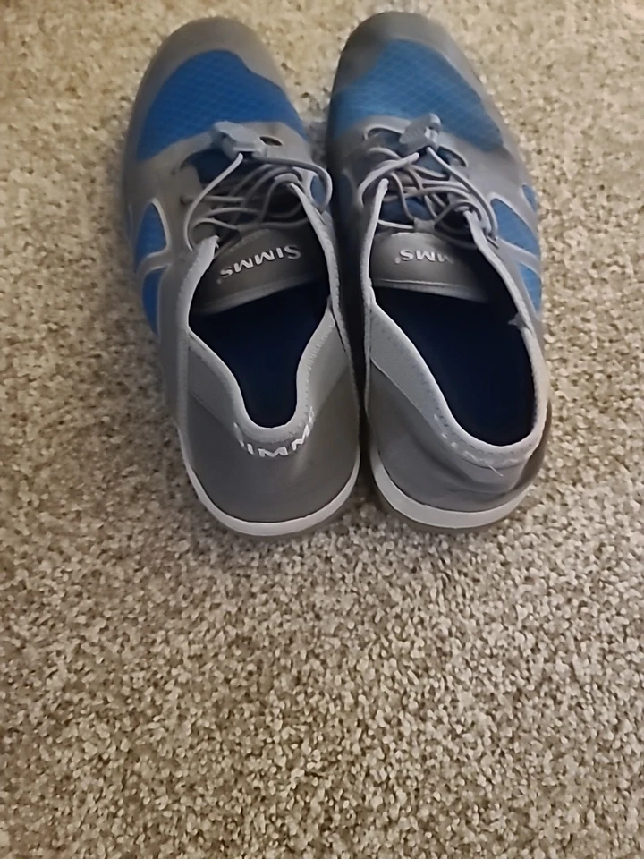 Zapato Simms Currents Gris Azul Deportes Acuáticos Barco Cubierta Secado Rápido Para Hombre Talla 11 Foto 3 de 4