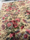 Two NEW Vtg 90s Dan River COTTAGE CHIC Pink Blue Yellow Floral KING Pillow Shams