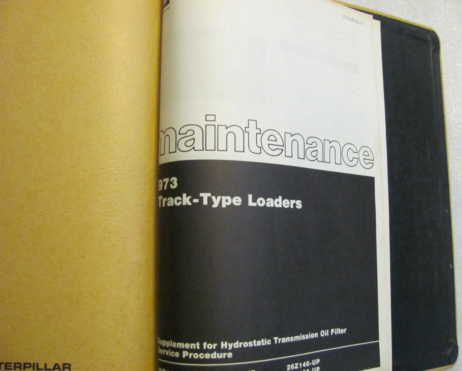 CAT Caterpillar 943 & 953 Track Type Loaders Service Repair Manual ...