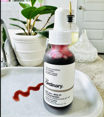NIB 100% Authentic The Ordinary AHA+BHA High-Strength Peeling Solution,1oz/30mL