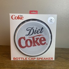 Diet Coke Decorative Bottle Cap Bluetooth Speaker With LED Lights Radio USB