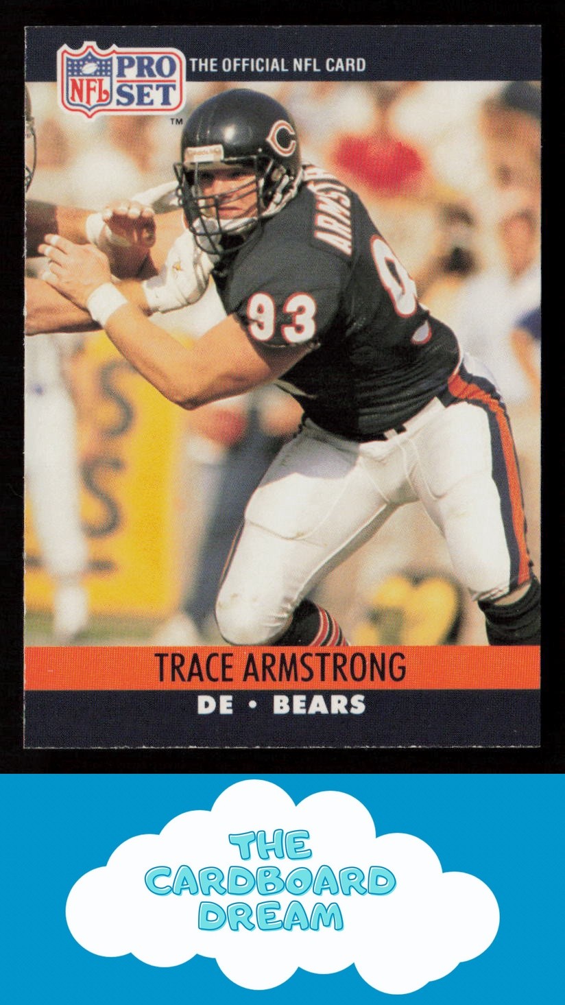 Trace Armstrong 1990 Pro Set #446 Chicago Bears