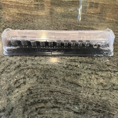 #ad Snap On 212fmy 12 pc 12 point metric shallow set sealed 8 19mm sealed $256.45