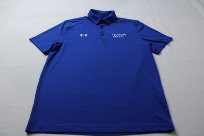 Under Armour Men's Moisture Wicking Polo Shirt AP2 Royal/Graphite Medium 