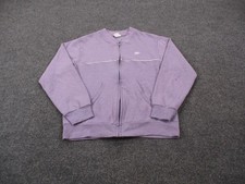 Vintage Nike Jacket Womens L Purple 90s Track Active Sport Retro USA Made