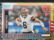 2022 Score - Celebration Baker Mayfield #C-BM Gold Zone /50