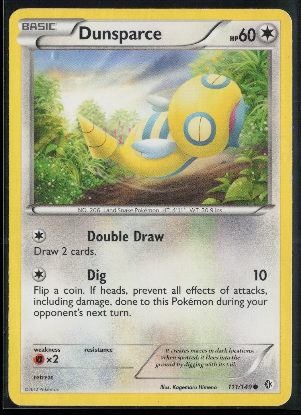 Boundaries Crossed #111/149 Dunsparce