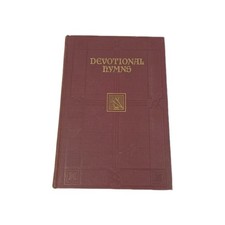 DEVOTIONAL HYMNS Music Songbook 1952 Hardcover Hope Publishing Church Hymns Book