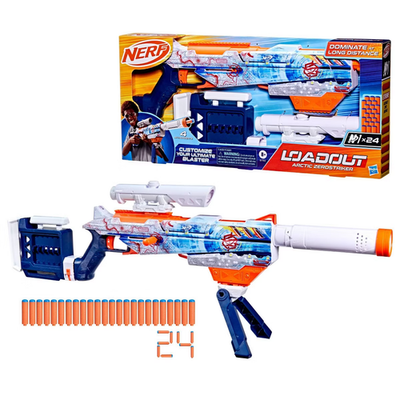 New Nerf Loadout Arctic Zerostriker Blaster and N1 Darts Hasbro 4
