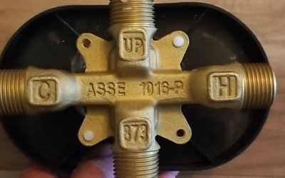 #ad ASSE Pressure Balancing Tempering Valve ASSE 1016P NEW $19.00
