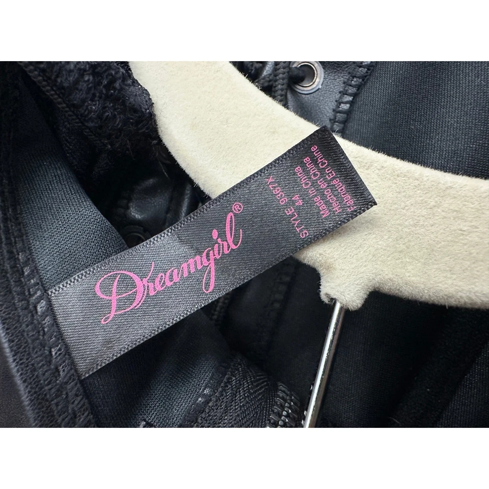 Dreamgirl Corset Womens Size 44 Black Lace Bustier Whimsigoth Witchy Goth - Image 3 of 4