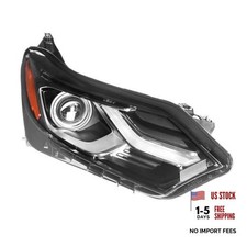 Headlight Assembly Compatible with 2018-2021 Chevy Equinox Passenger Black