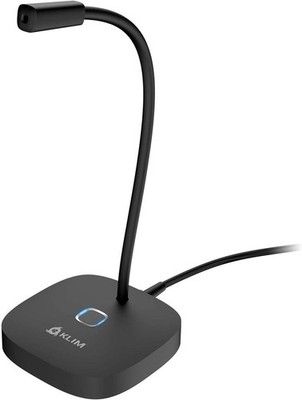 KLIM Lingo High Definition Audio Desktop Microphone for PC and Mac black