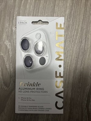 Case-Mate Apple iPhone 16 Series Aluminum  Rings Camera Lens Protector