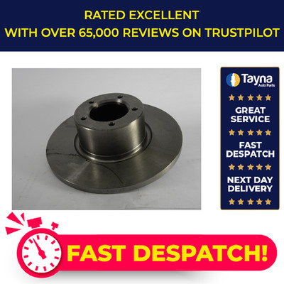 2x Brake Discs Pair Solid fits FORD CONSUL 2.3 Front 72 to 75 YY 262mm Set Bosch