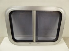 Boat RV aluminum sliding window with tinted g...