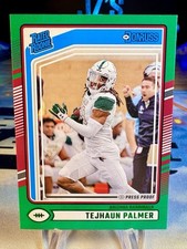 2024 Tejhaun Palmer Panini Donruss Press Proof Green Rated Rookie #384 Cardinals