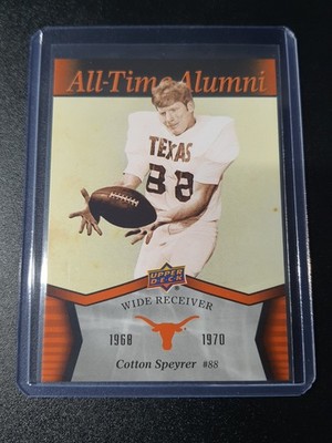 Cotton Speyrer - Upper Deck University of Texas 2011 - All-Time Alumni