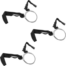 3 Pcs Stainless Steel Survival Wire Saw 21.65 Inch, Garrote Wire Cable Saw Strin