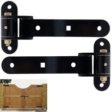13  Heavy Duty T-Strap Gate Hinges 900 Lbs Capacity,180  or 90  Smooth Open  2P