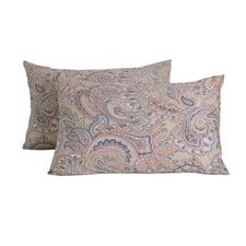 Ultra Soft Cotton Pillowcase Covers Queen Size 2 Pieces Paisley Printed 5