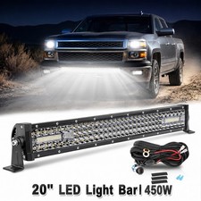20 Triple Row Led Light Bar Behind Grille For 2011-20 Jeep Grand Cherokee Wire